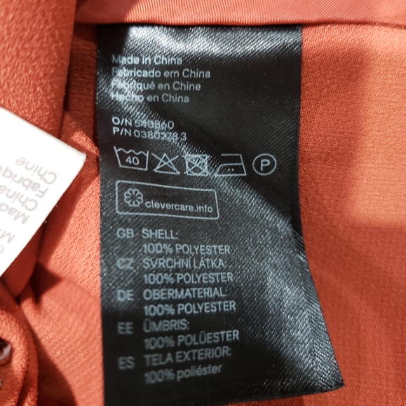 H&M Burnt Orange Duster Vest - Picture 6 of 6